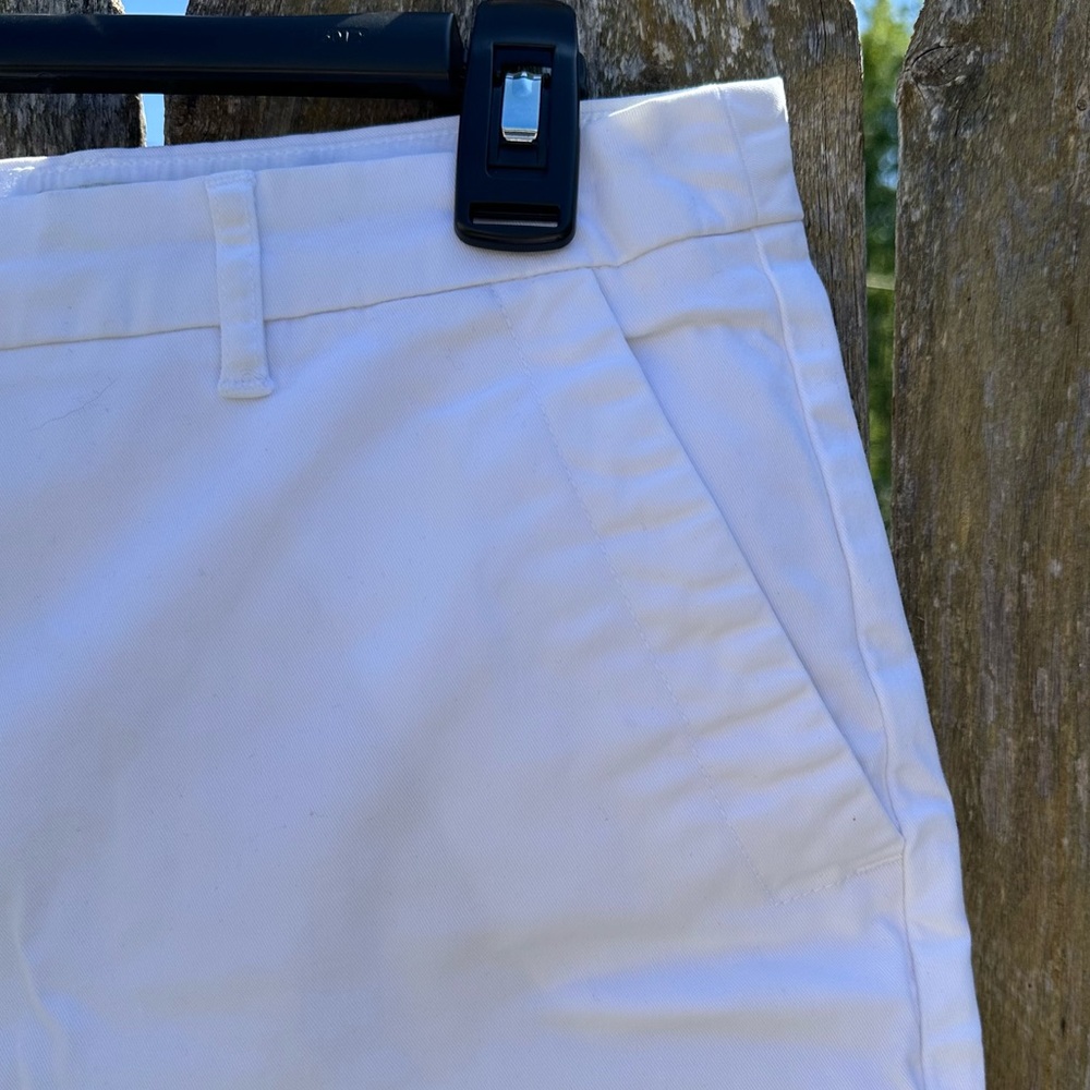 Boden White Stretch Cotton Shorts Women’s Size 8 Chino Casual - Picture 3 of 10
